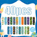 40/80pcs 20 Styles Kids Bandages Bulk Cute Cartoon Flexible Bandages Waterproof Breathable Bandages Strip Protect Cuts And Scrap