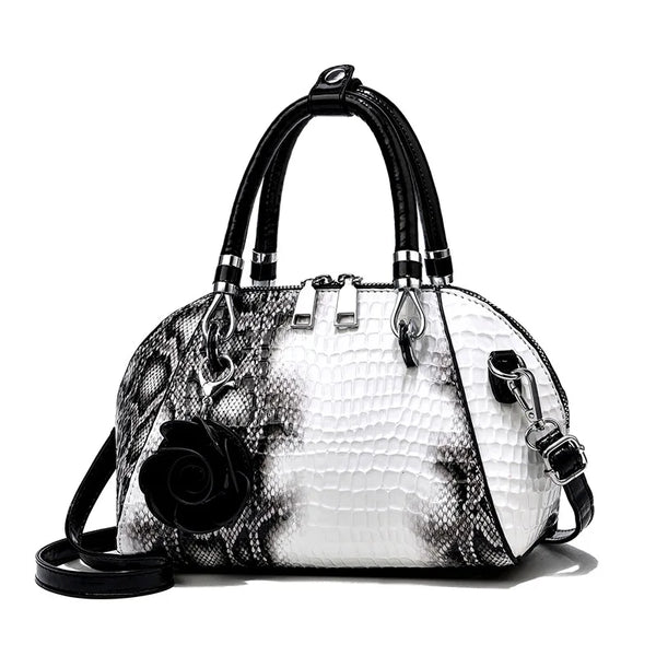Chic Yellow Crocodile Pattern Tote