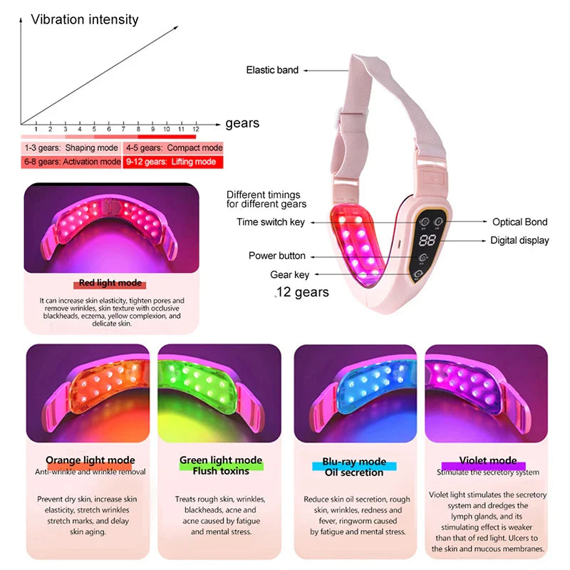 Photon Glow Facial Lifting Belt