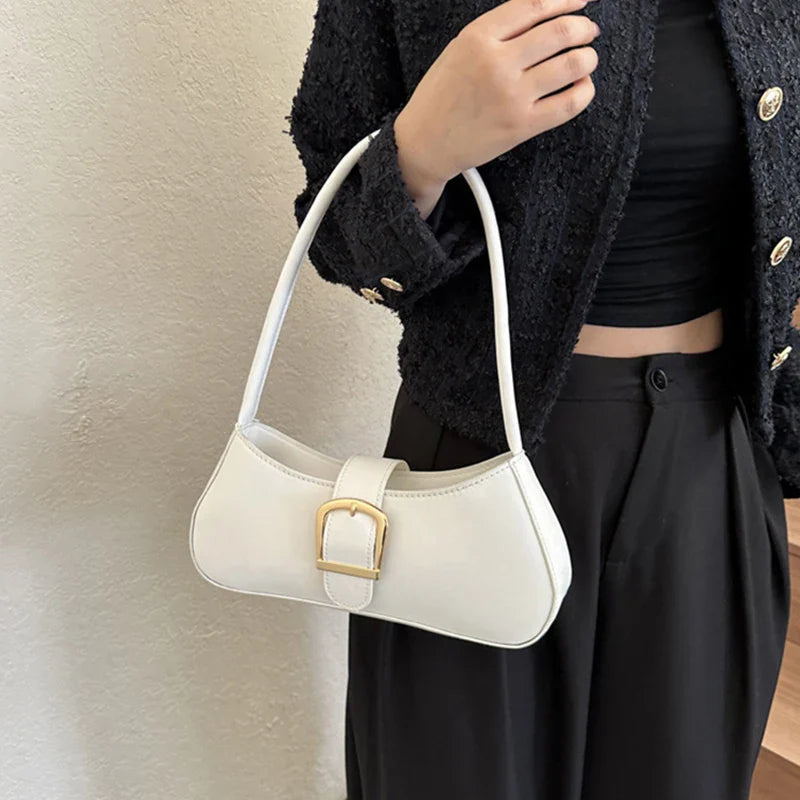 Trendy Soft Leather Shoulder Bag