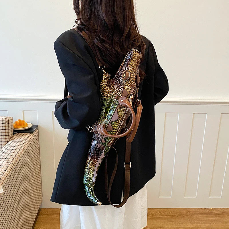Stylish Crocodile Handbag for Women