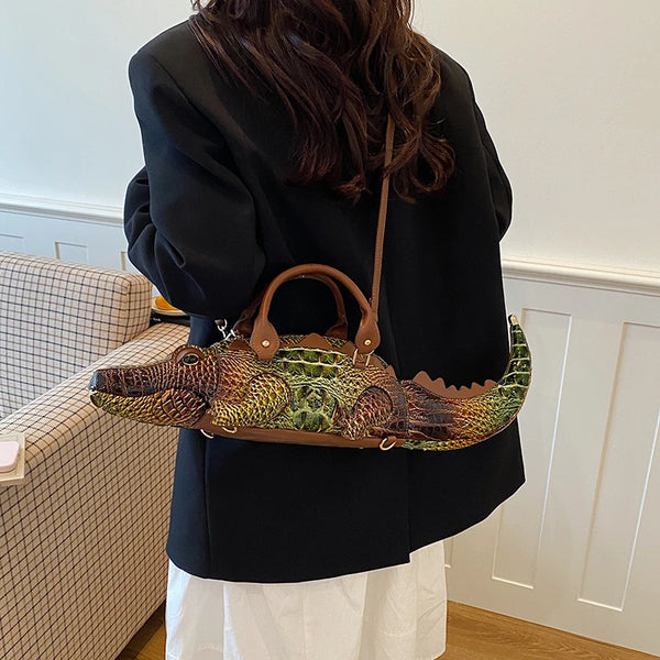 Stylish Crocodile Handbag for Women