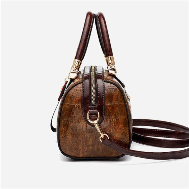 Elegant Crocodile Tote Handbag