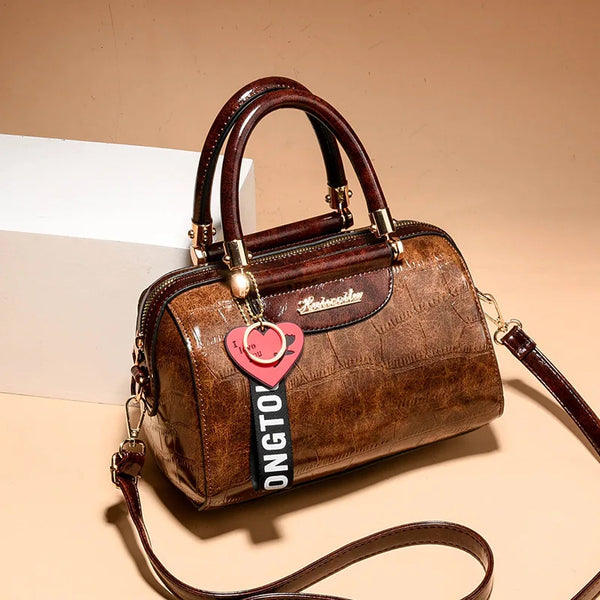 Elegant Crocodile Tote Handbag