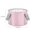 Portable Multi-Functional Folding Basin Foot Bath Basin Soaking Basin with Heat Retention Ideal for Home Use and Outdoor Travel