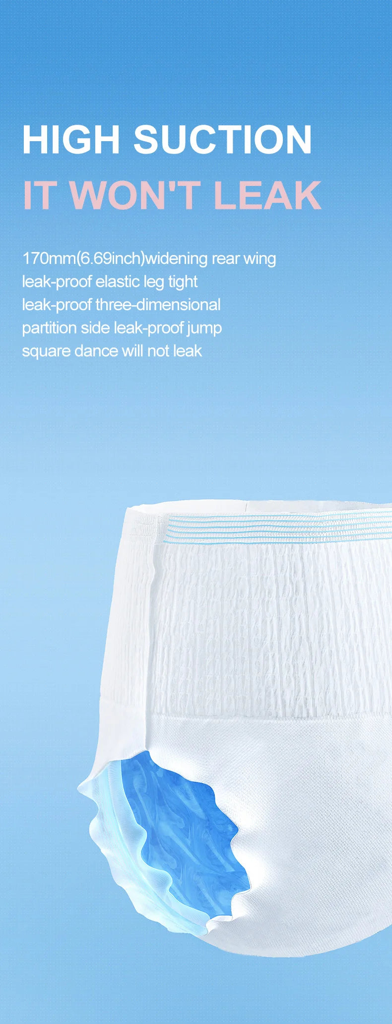 M Size, 10 Pieces, Ultra-Thin Breathable Adult Diapers, 30 Pieces, Highly Absorbent, Essential for Incontinence Care, Comfortable and Close-Fitting, Suitable for Long-Term Use