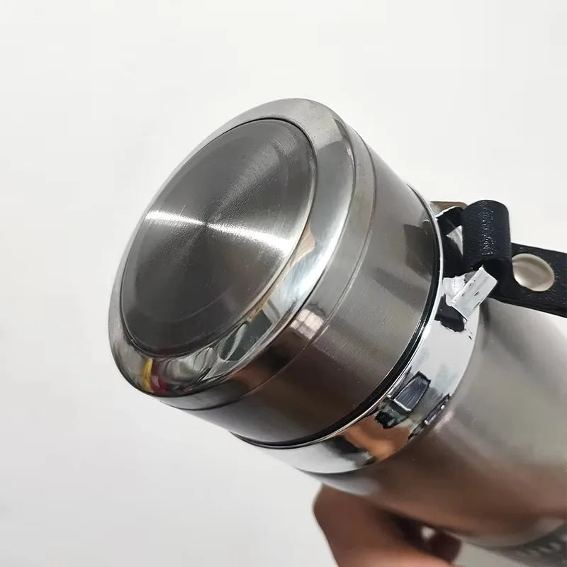 1L Portable Stainless Steel Thermal Bottle - Vacuum Insulated Thermos Keep Cold and Hot, for Water, Tea & Coffee Home Office Use