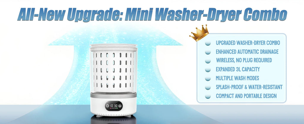 3L Mini Washing Machine,3 In 1 Portable Washing and Spin Dry,Drain Washing Machine,Small Washer for Underwea Socks Baby Clothes