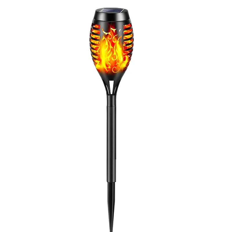 Smart Light Sensing Outdoor Landscape Lights Decorative Lights with Flickering Flame Torch for Gardens Patio Lawns Path