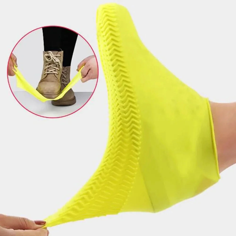 Rain Shoe Covers Waterproof Covers for Shoes Protector Cover Boots Gear Household Merchandises Home Garden