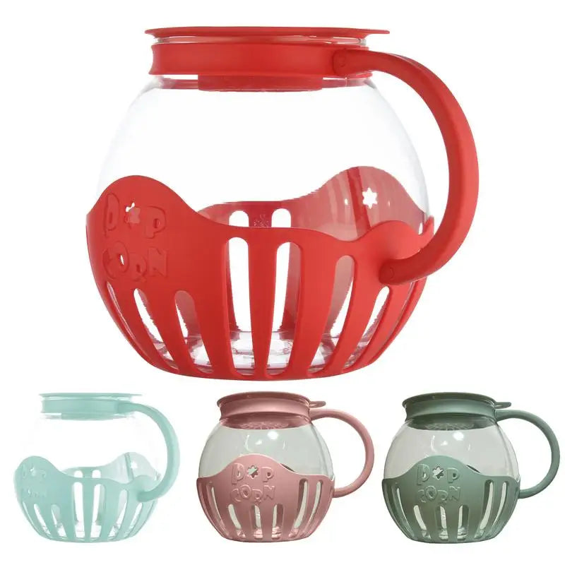 Microwave Popcorn Popper Popcorn Bucket Microwave Bowls Mini Machine Safe Borosilicate Glass Popcorn Maker