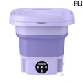 High Capacity 8L Foldable Portable Washing Machine Spin Dryer Lightweight Household Mini Washer for Intimates Socks Panties