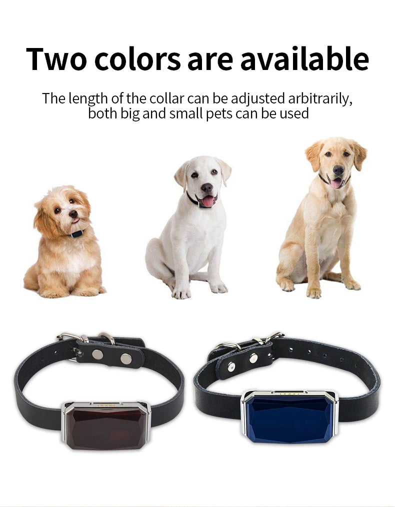 With Gps Tracker Pet Collar Waterproof Anti-Lost Dog Collar For Dogs Cats Outdoor Long Standby Footprint Tracking Locator Items