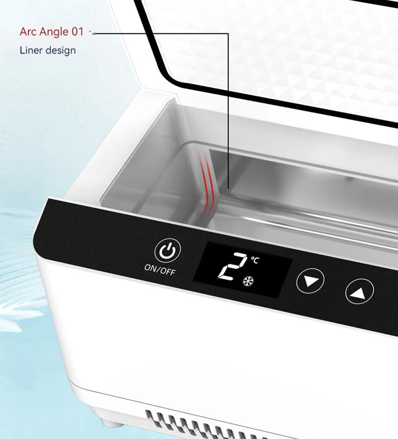 Portable Insulin Cooler - Mini Medical Fridge for Diabetic Supplies with Double Layer Super Capacity, USB/Battery Powered Travel