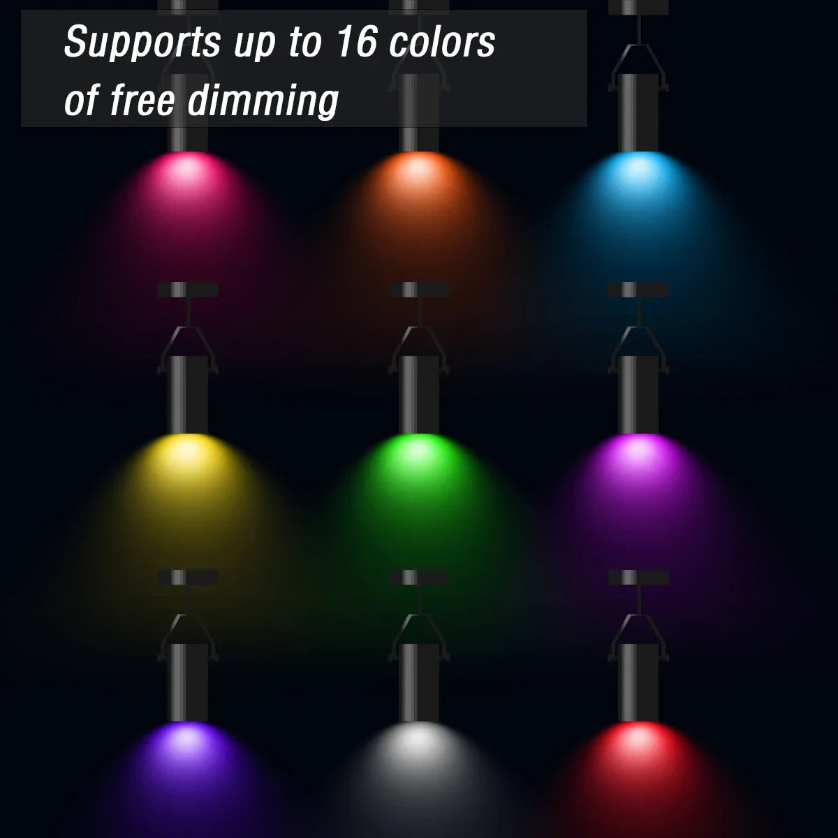 1-10PCS Smart RGBW LED Bulb Spotlight E27 E14 B22 GU10 with Infrared Remote Control Suitable for Colorful Home Lighting