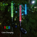 1/2pcs Solar Bubble Bar Garden Light Outdoor Color Changing Solar Landscape Path Light For Terrace Lawn And Courtyard Decor