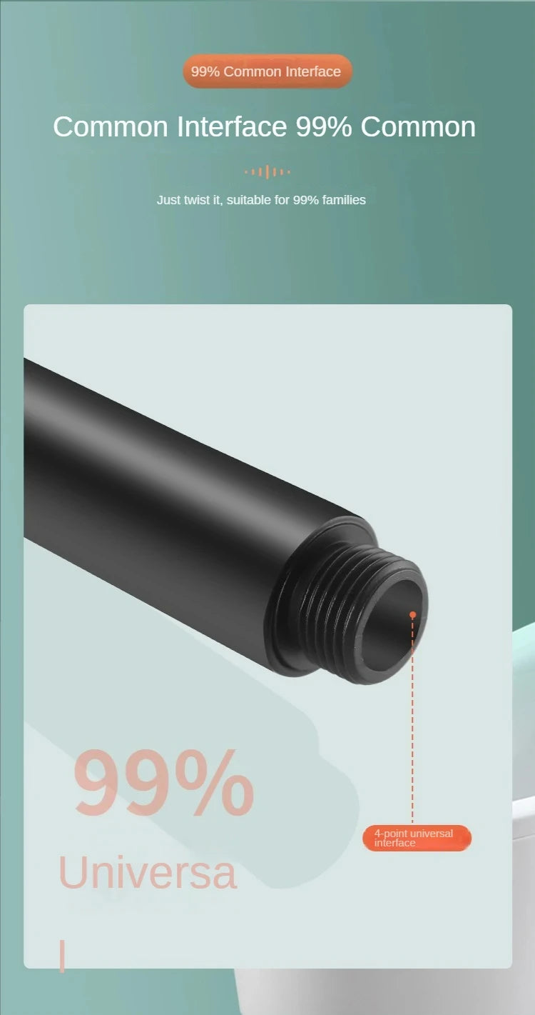 High Pressure Handheld Shower Head 5 Modes Adjustable Shower Heads Water Saving Spa Shower Head Sprayer Bathroom Accessory