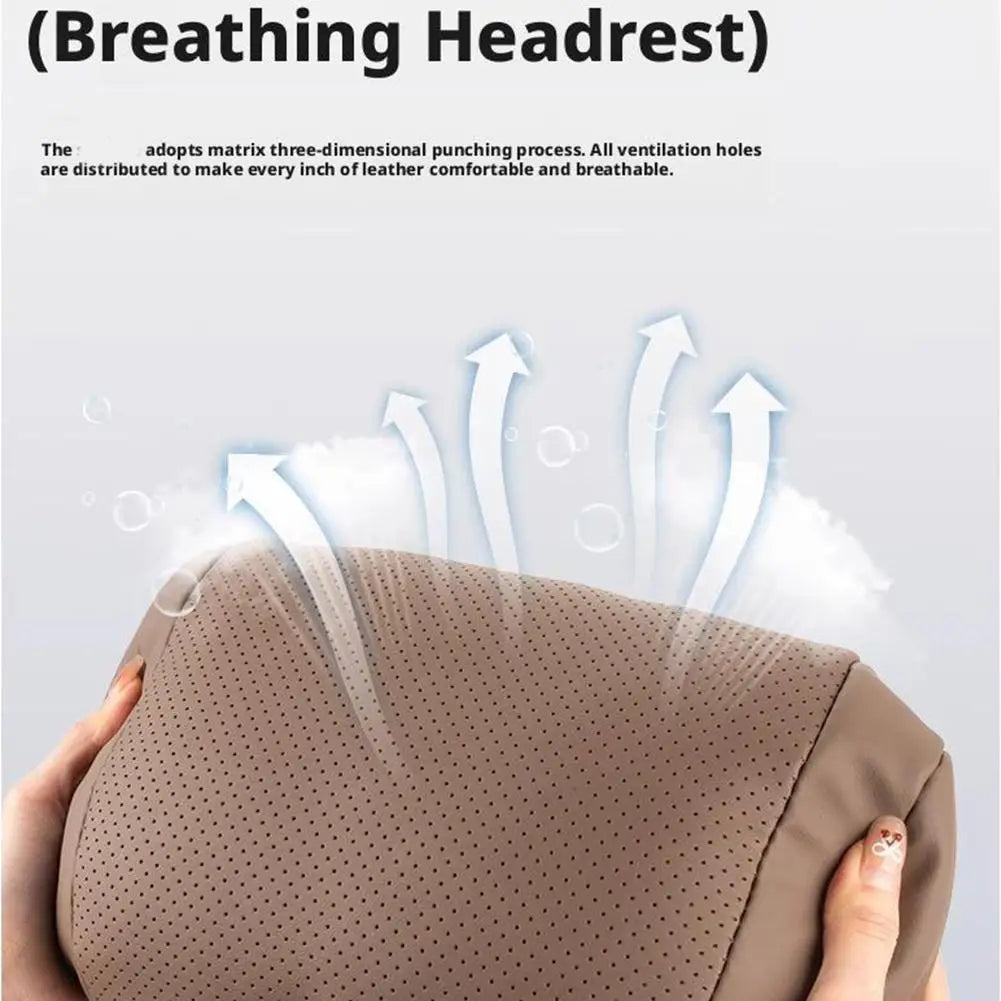 Universal Car Seat Headrest Neck Pillow, 3D Ergonomic Travel Neck Rest, Soft Fluffy Comfortable Neck Support, Neck Protection