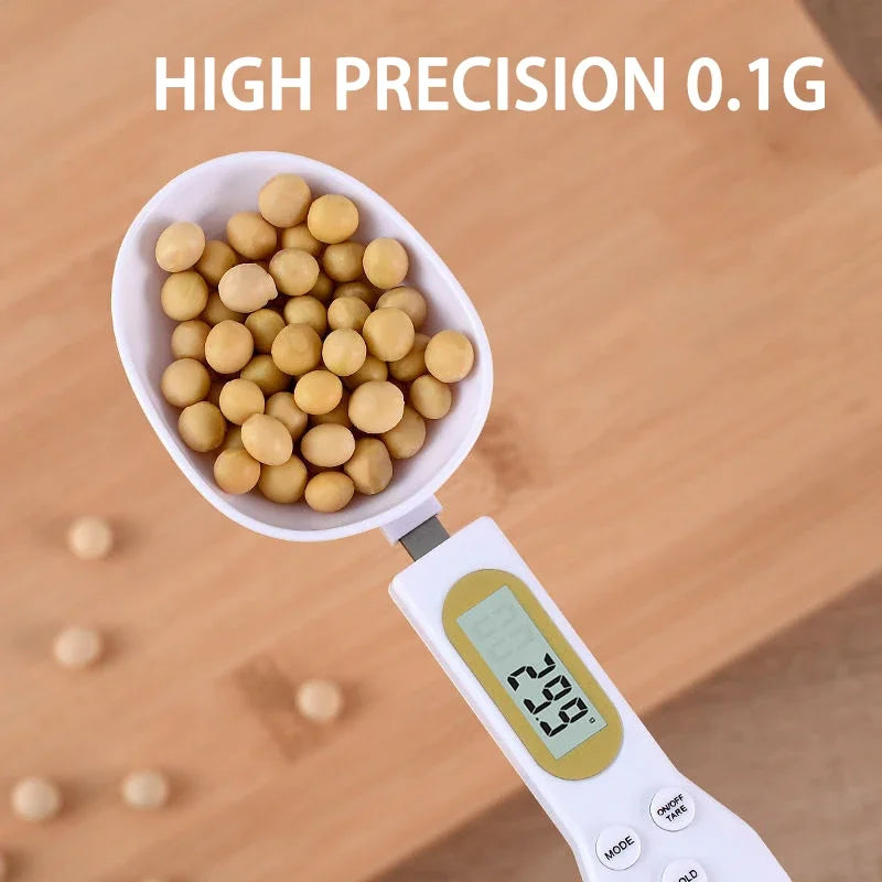 500g/0.1g Scale Weighing Spoon Kitchen Electronic Scale LCD Display Digital Weight Measuring Spoon Digital Spoon Scale Tool