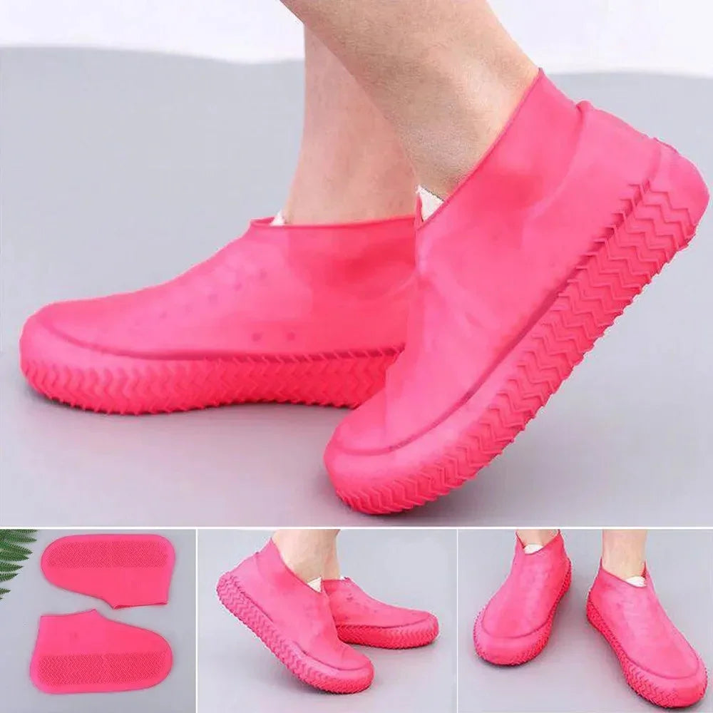 Rain Shoe Covers Waterproof Covers for Shoes Protector Cover Boots Gear Household Merchandises Home Garden