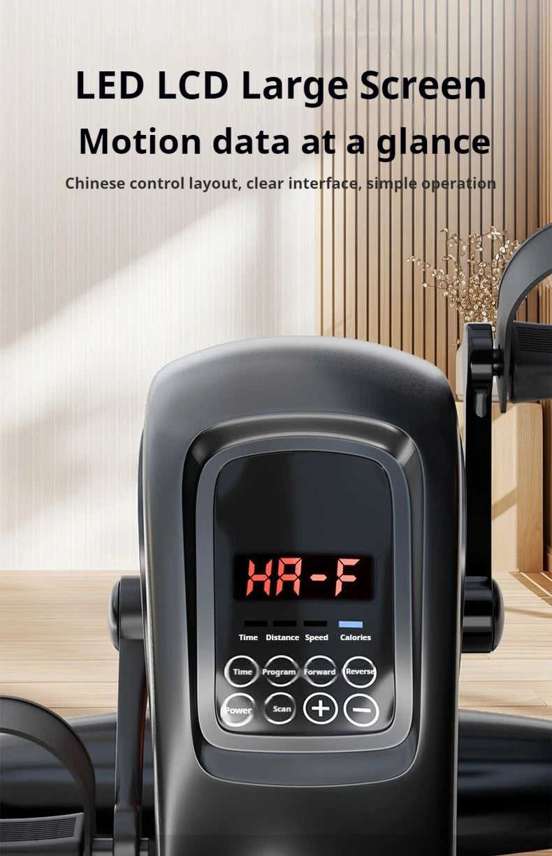 Electric Treadmill, Leg Pedal Machine, Joint Support Belt, and Foot Training Equipment, for Elderly Rehabilitation Therapy