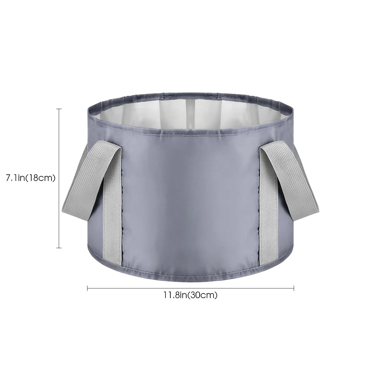 Portable Multi-Functional Folding Basin Foot Bath Basin Soaking Basin with Heat Retention Ideal for Home Use and Outdoor Travel