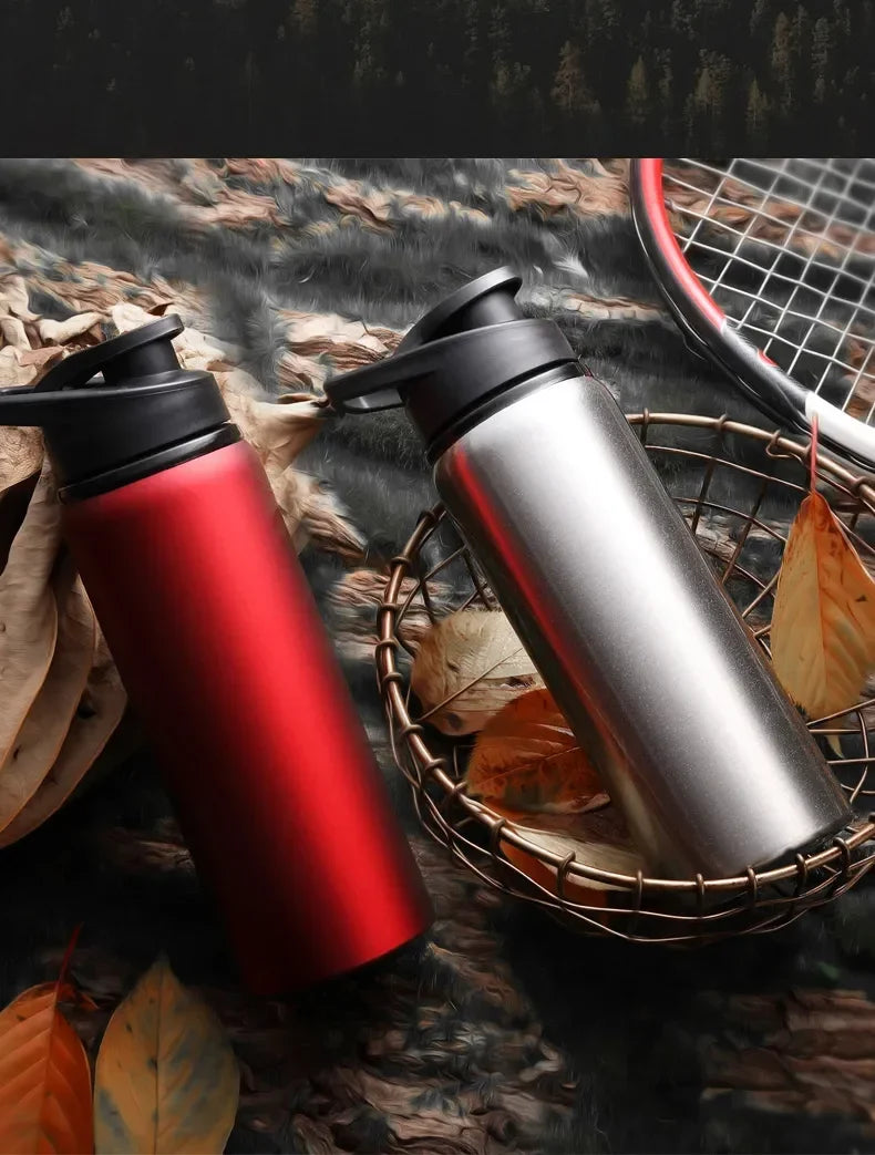Portable Aluminium Water Bottle Bicycle Riding Drinking Water Bottle Outdoor Sport Travel Mug Metal Stainless Steel Bottle