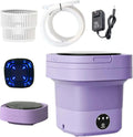 Portable Washing Machine with 3 Intelligent Cleaning Modes, 8L Mini Washer with Foldable Design, Mini Folding Washing for Travel