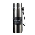 1L Portable Stainless Steel Thermal Bottle - Vacuum Insulated Thermos Keep Cold and Hot, for Water, Tea & Coffee Home Office Use