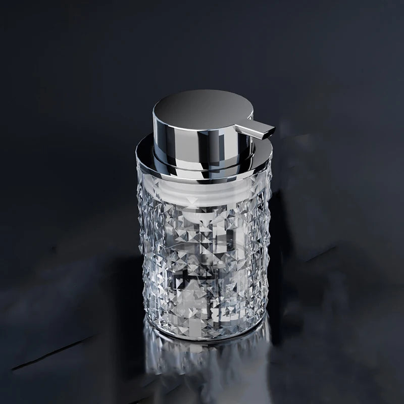 Foam Soap Dispenser Plastic Light Luxury Liquid Soap Bottle Bathroom Shampoo Lotion Filling Bottle Foaming Soap Pump Jar