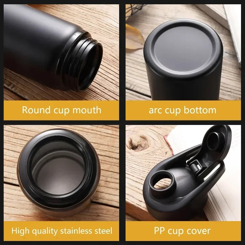 Portable Aluminium Water Bottle Bicycle Riding Drinking Water Bottle Outdoor Sport Travel Mug Metal Stainless Steel Bottle