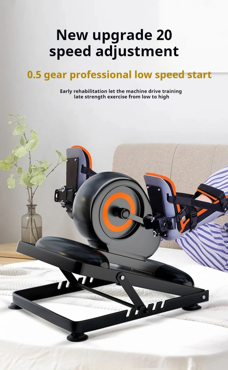 Electric Treadmill, Leg Pedal Machine, Joint Support Belt, and Foot Training Equipment, for Elderly Rehabilitation Therapy