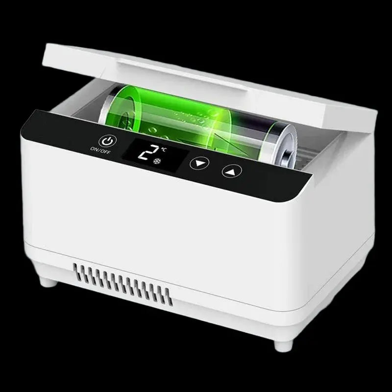 Portable Insulin Cooler - Mini Medical Fridge for Diabetic Supplies with Double Layer Super Capacity, USB/Battery Powered Travel