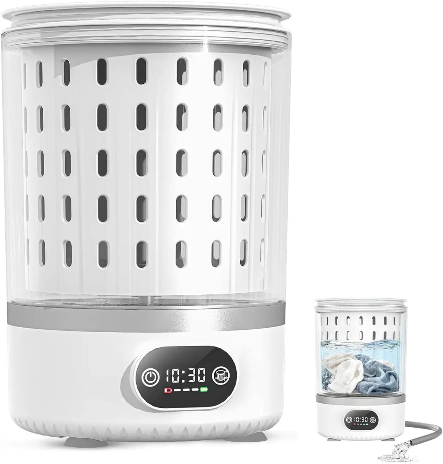 3L Mini Washing Machine,3 In 1 Portable Washing and Spin Dry,Drain Washing Machine,Small Washer for Underwea Socks Baby Clothes