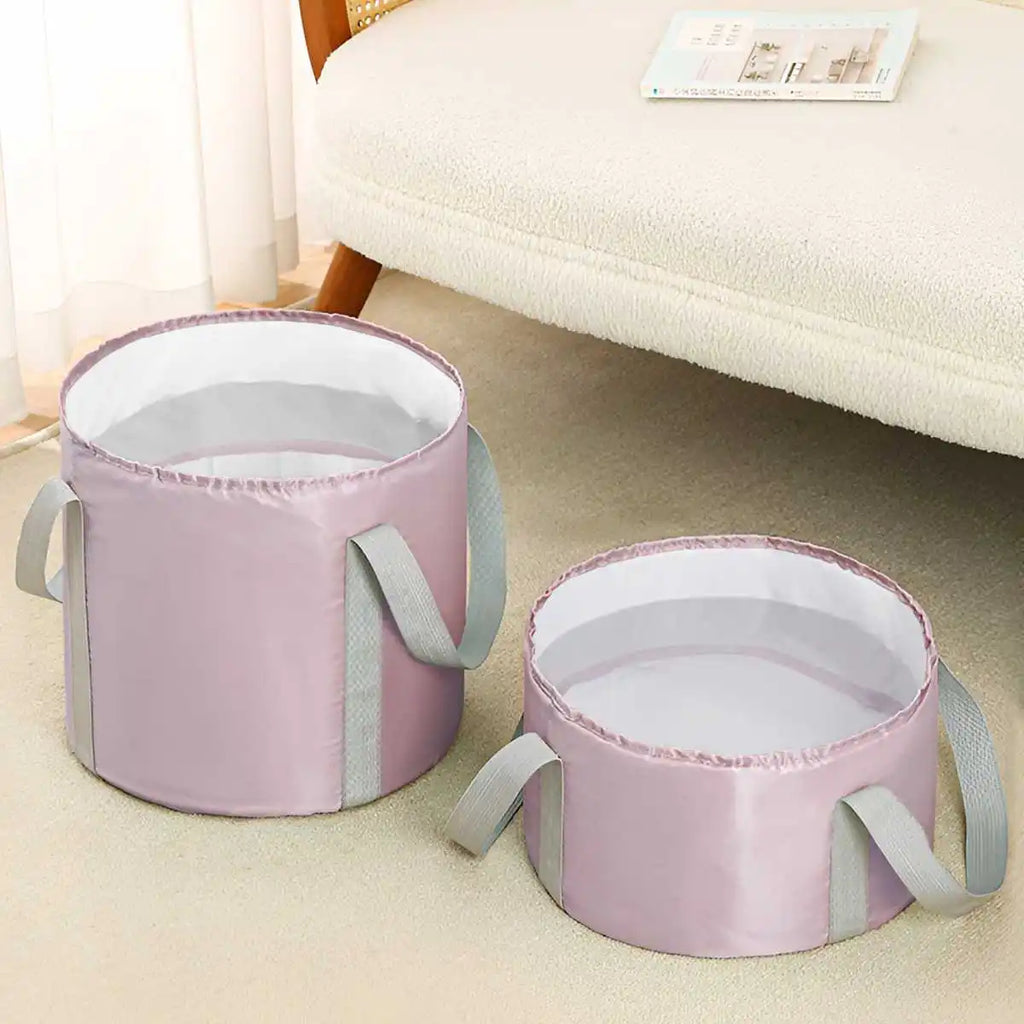 Portable Multi-Functional Folding Basin Foot Bath Basin Soaking Basin with Heat Retention Ideal for Home Use and Outdoor Travel