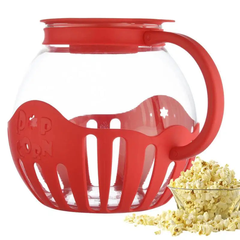Microwave Popcorn Popper Popcorn Bucket Microwave Bowls Mini Machine Safe Borosilicate Glass Popcorn Maker