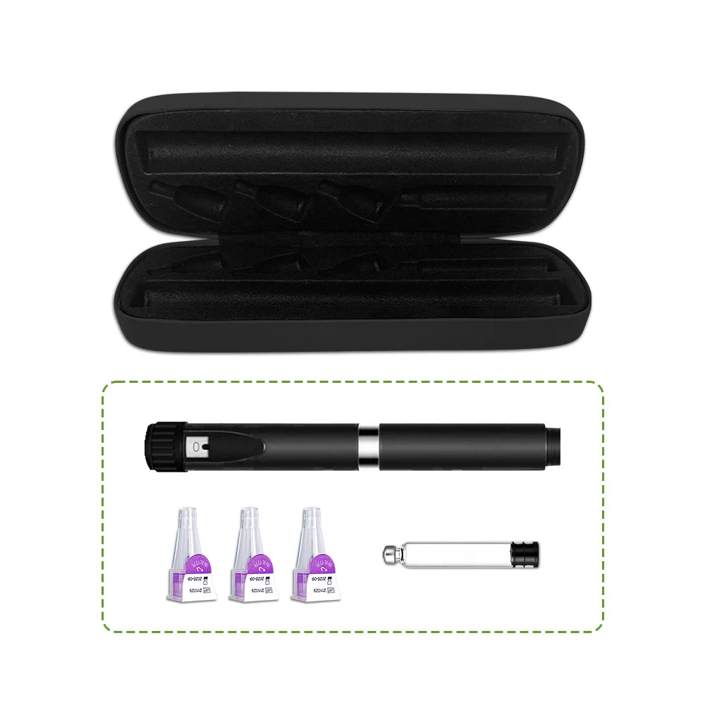 Diabetic Supplies Travel Carrying Case Daily Use Insulin Pen Holder Case for Insulin Pens Peptide Pen Cartridges Needle Storage
