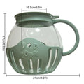 Microwave Popcorn Popper Popcorn Bucket Microwave Bowls Mini Machine Safe Borosilicate Glass Popcorn Maker