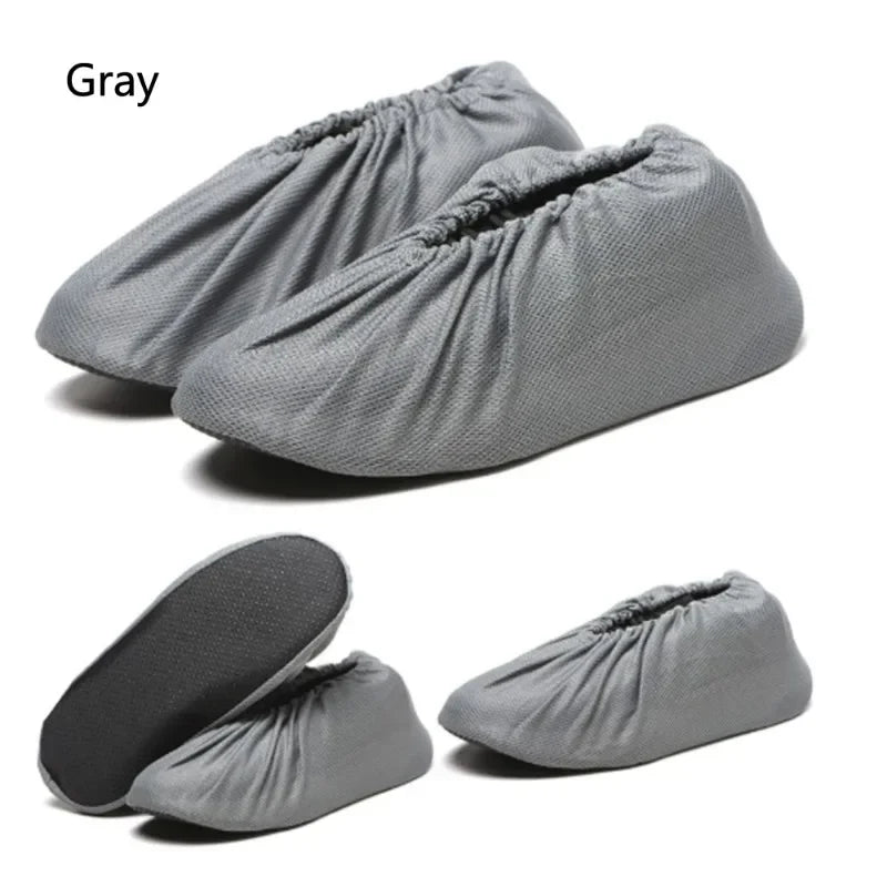 Waterproof Non-slip Shoe Covers for Shoes Dust Proof Reusable Rain Boots Cover Men Women Indoor Washable Overshoes Accessories