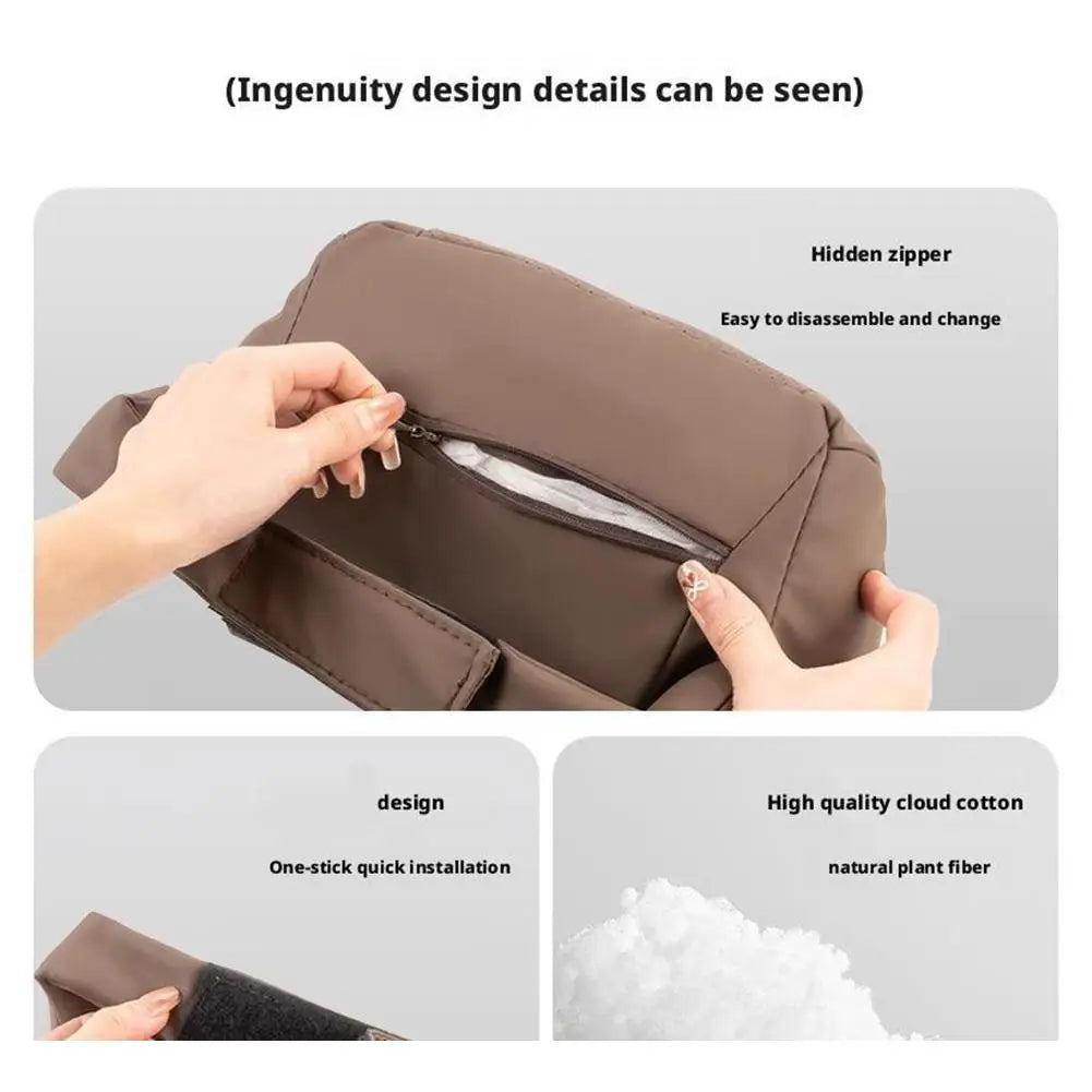 Universal Car Seat Headrest Neck Pillow, 3D Ergonomic Travel Neck Rest, Soft Fluffy Comfortable Neck Support, Neck Protection