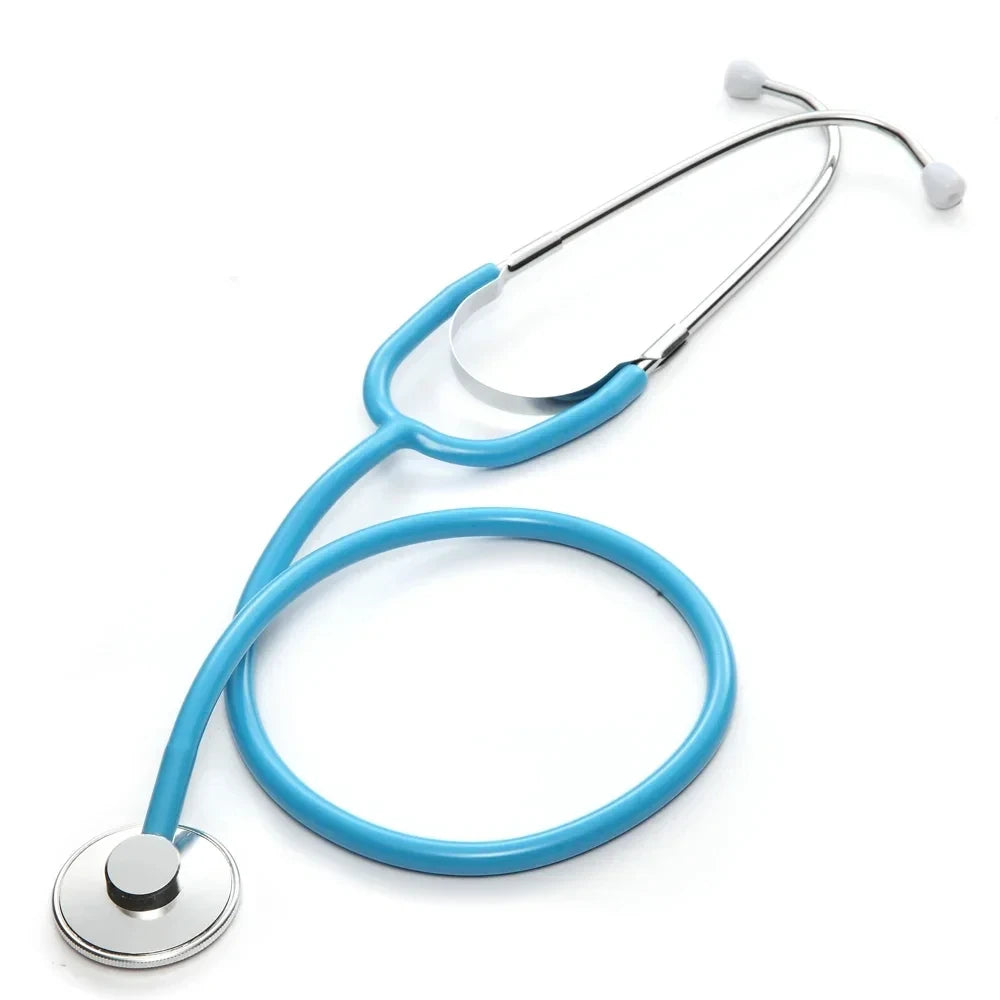 New Medical Portable Single Head Stethoscope Professional Cardiology Doctor Medical Equipment Device Student Vet Nurse Clinic