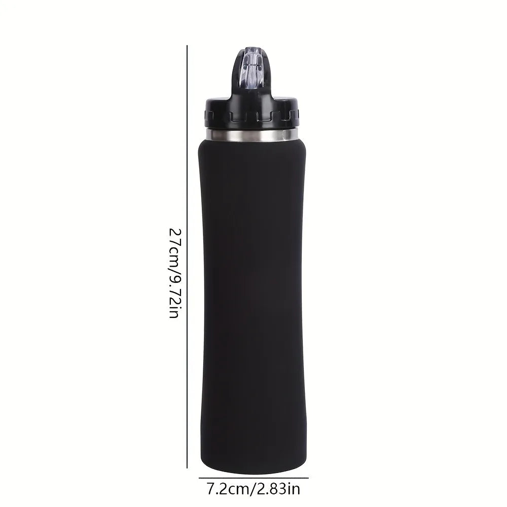 Personalized Insulated Stainless Steel Water Bottle with Straw, Engraved Fitness & Cycling Bottle, Perfect Gift for Men Women