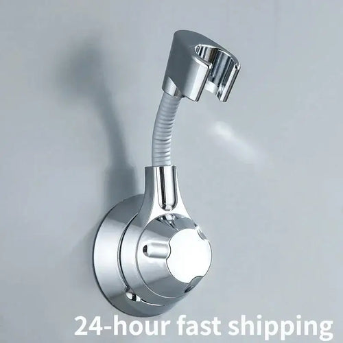 Adjustable Shower Head Holder Suction Cup Shower Holder Nozzle Handheld Holder Punch-Free Multi Angle Rotation Shower Bracket