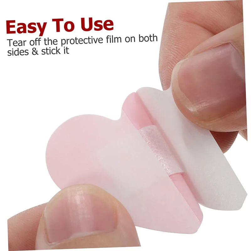 20/50pcs Heart Shape Bandages Cute Red Heart Wound Dressings Breathable Comfortable  Adhesive Portable Stickers for Kids Adults