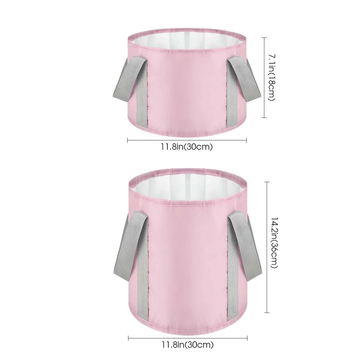Portable Multi-Functional Folding Basin Foot Bath Basin Soaking Basin with Heat Retention Ideal for Home Use and Outdoor Travel