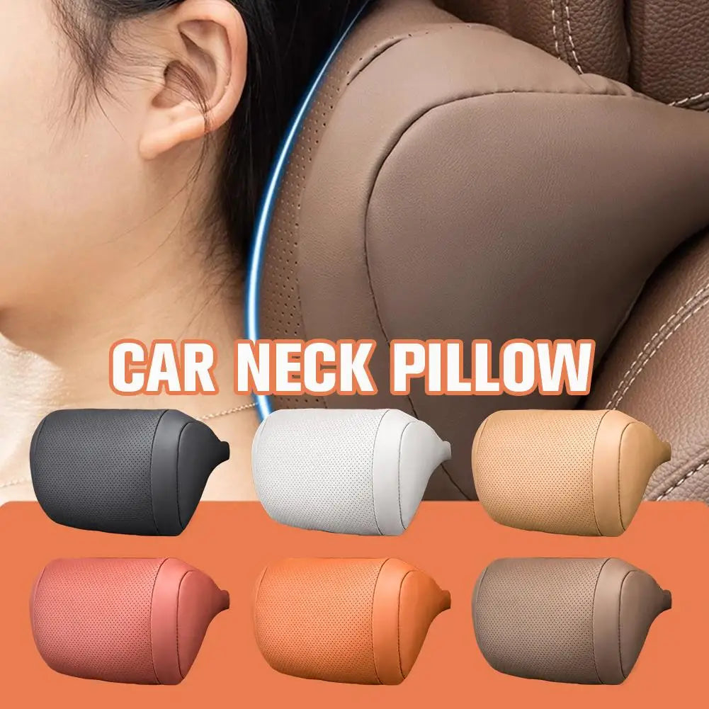 Universal Car Seat Headrest Neck Pillow, 3D Ergonomic Travel Neck Rest, Soft Fluffy Comfortable Neck Support, Neck Protection