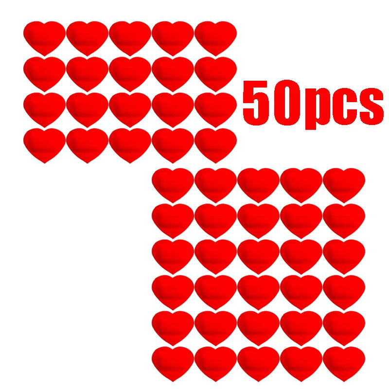 20/50pcs Heart Shape Bandages Cute Red Heart Wound Dressings Breathable Comfortable  Adhesive Portable Stickers for Kids Adults