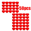 20/50pcs Heart Shape Bandages Cute Red Heart Wound Dressings Breathable Comfortable  Adhesive Portable Stickers for Kids Adults