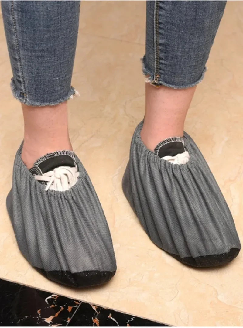 Waterproof Non-slip Shoe Covers for Shoes Dust Proof Reusable Rain Boots Cover Men Women Indoor Washable Overshoes Accessories