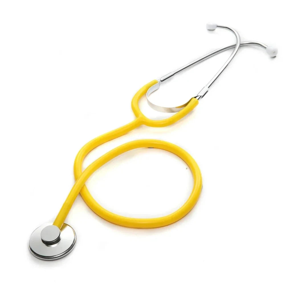 New Medical Portable Single Head Stethoscope Professional Cardiology Doctor Medical Equipment Device Student Vet Nurse Clinic